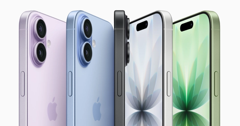 iPhone 17 lineup shown in multiple unique colors with modern design