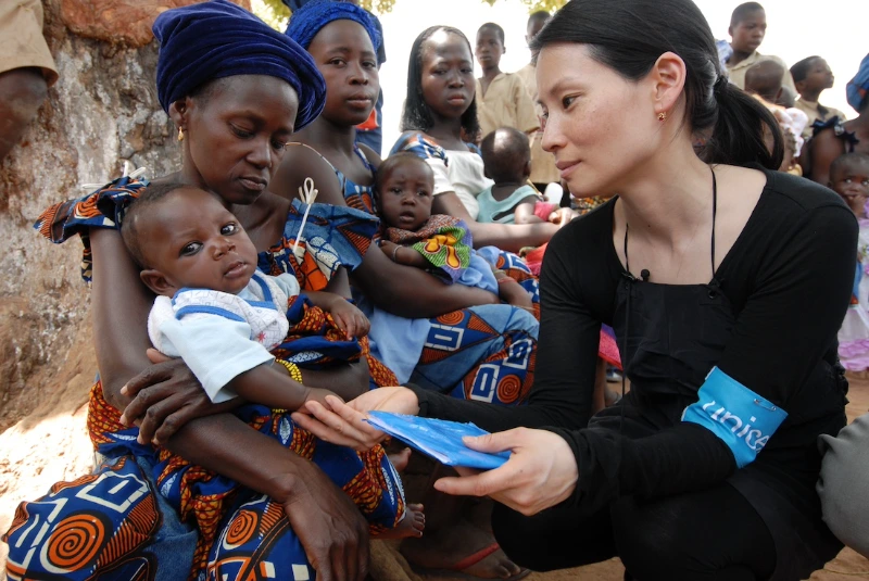 Lucy Liu UNICEF Field Work