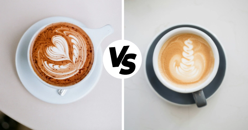 What is a latte vs cappuccino flat white comparison, image credits: FlyD / Glen Jackson / UNSPLASH