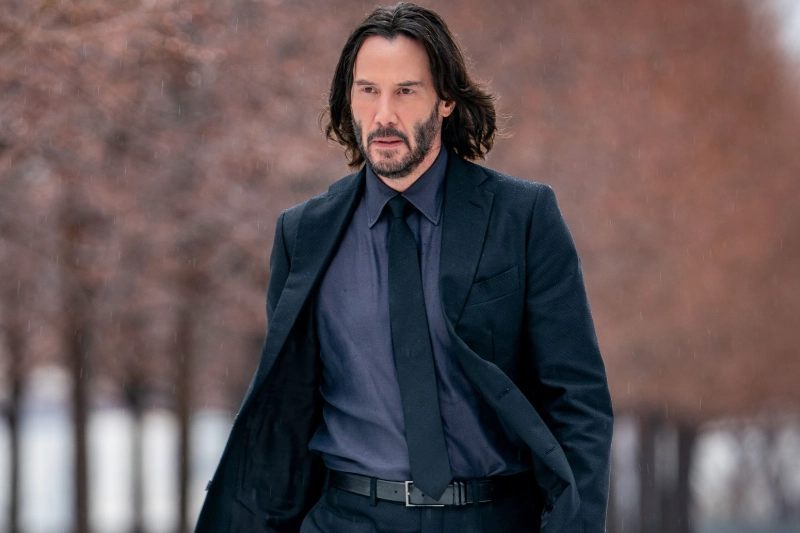 Keanu Reeves in 'John Wick: Chapter 4'. Credit: Everett