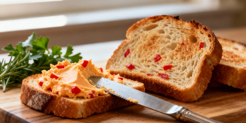 What is Pimento Cheese. Image Credits: Revanth Karra