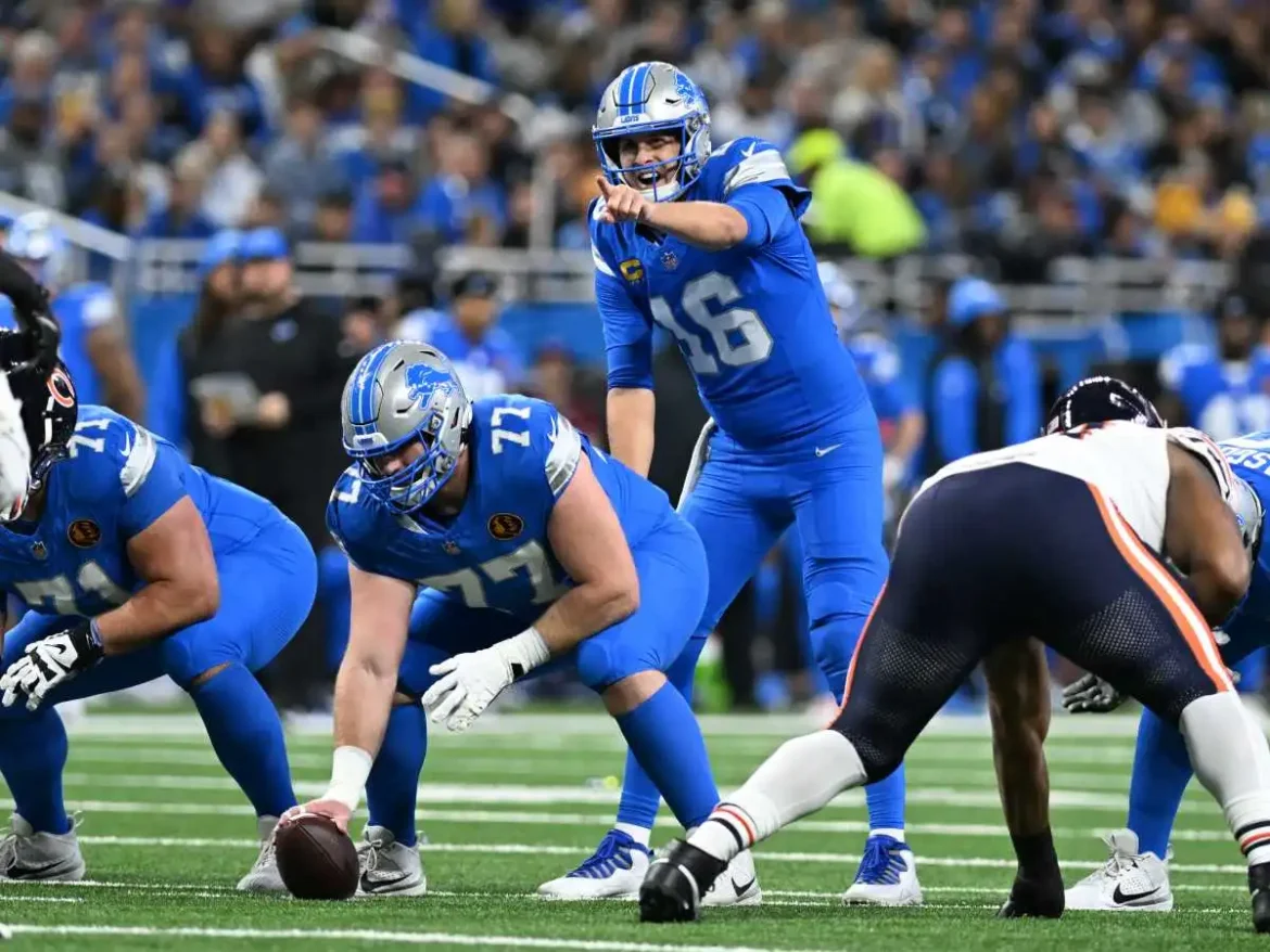 Lions Schedule 2025: Detroit Lions quarterback in action for NFL schedule release.