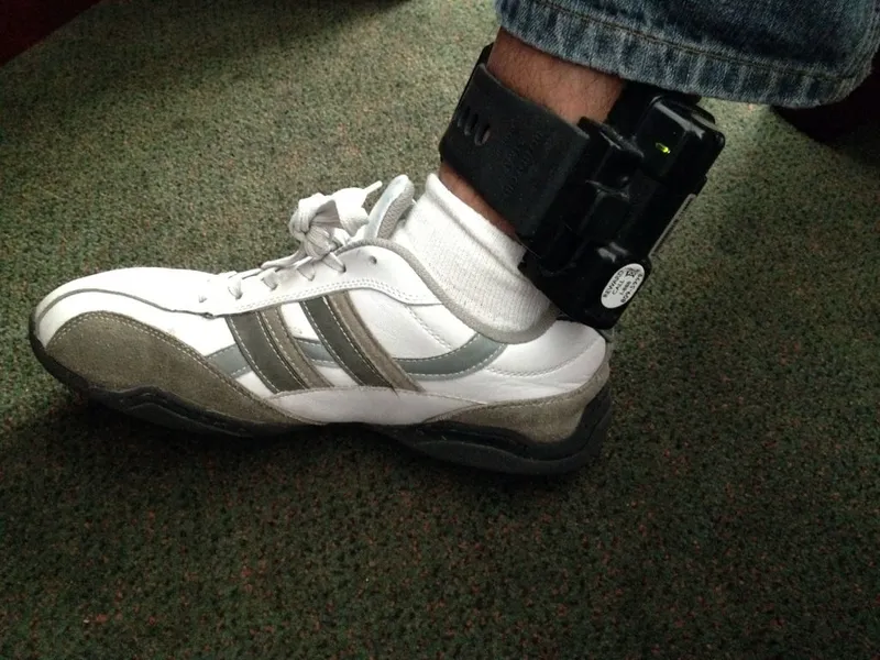 What is probation: ankle monitor for electronic supervision.