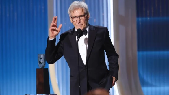 Harrison Ford accepts SAG Life Achievement Award 2026