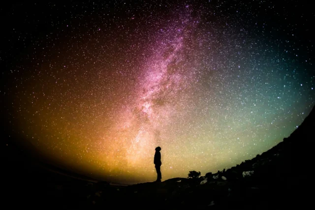 A night sky full of stars
